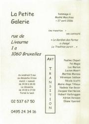 Mai 2006 La Petite Galerie